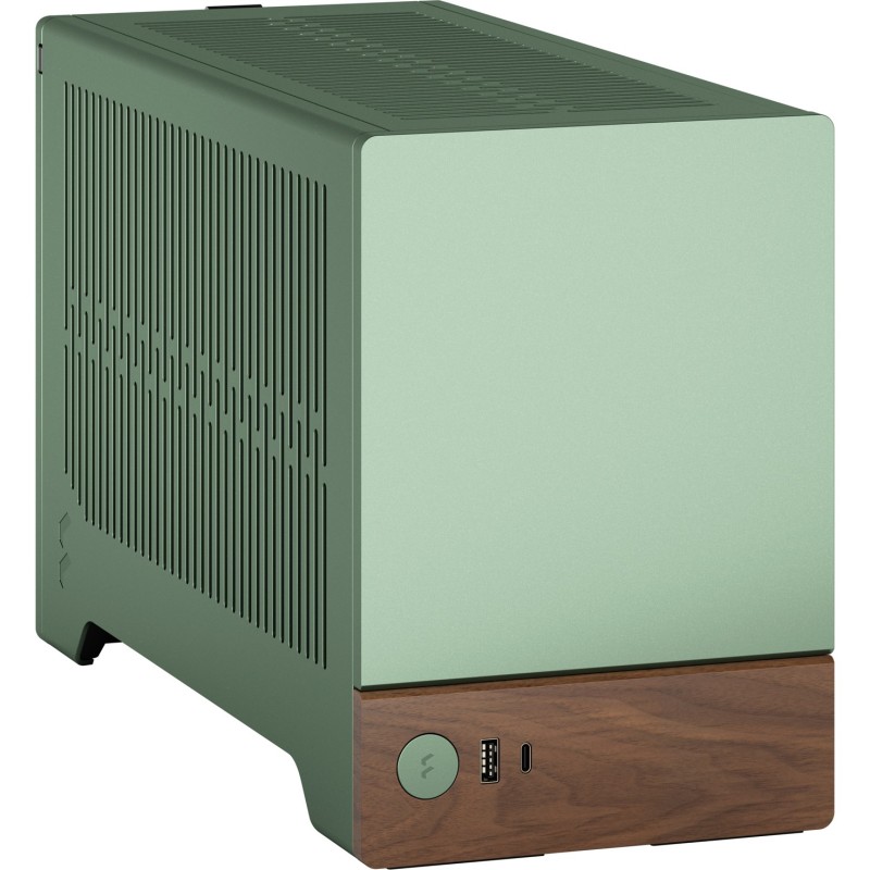 Buy Fractal Design Terra Jade - Mini-ITX SFF PC Case - Green, Aluminium & Walnut... in Cyprus, Nicosia, Limassol, Larnaka, Pafos