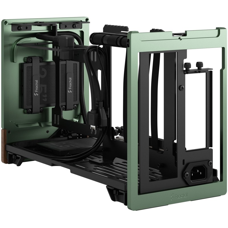 Buy Fractal Design Terra Jade - Mini-ITX SFF PC Case - Green, Aluminium & Walnut... in Cyprus, Nicosia, Limassol, Larnaka, Pafos