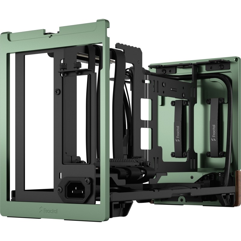 Buy Fractal Design Terra Jade - Mini-ITX SFF PC Case - Green, Aluminium & Walnut... in Cyprus, Nicosia, Limassol, Larnaka, Pafos