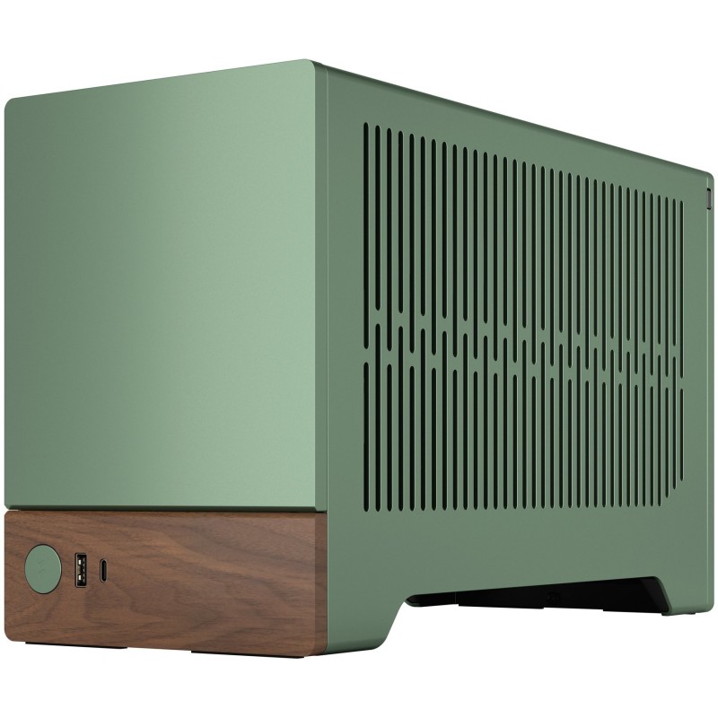 Buy Fractal Design Terra Jade - Mini-ITX SFF PC Case - Green, Aluminium & Walnut... in Cyprus, Nicosia, Limassol, Larnaka, Pafos