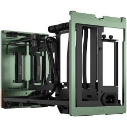 Fractal Design Terra Jade Mini-ITX SFF PC Case - Green, Aluminium & Walnut (Boxed) — Buy in Cyprus with Fast Delivery