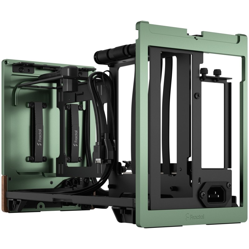 Buy Fractal Design Terra Jade - Mini-ITX SFF PC Case - Green, Aluminium & Walnut... in Cyprus, Nicosia, Limassol, Larnaka, Pafos