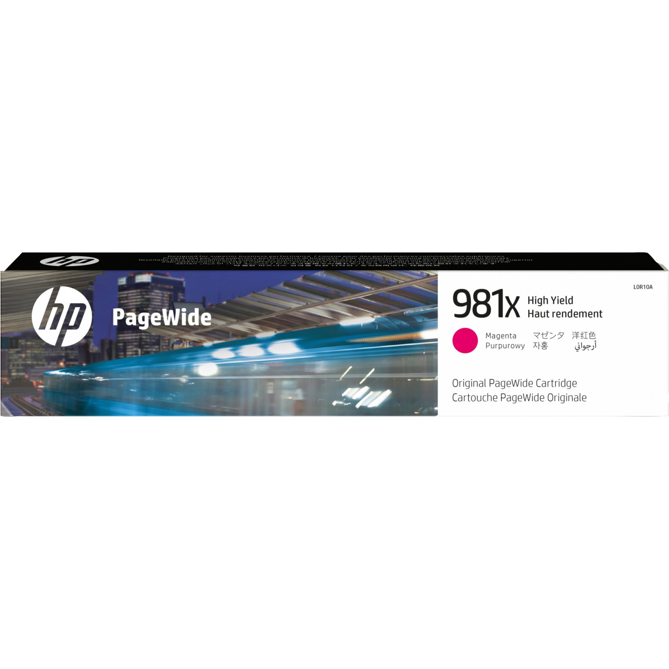 HP 981X High-Yield Magenta PageWide Cartridge - HP 981X - Magenta, 114.5 ml Pigment Ink, ~10,000 pages