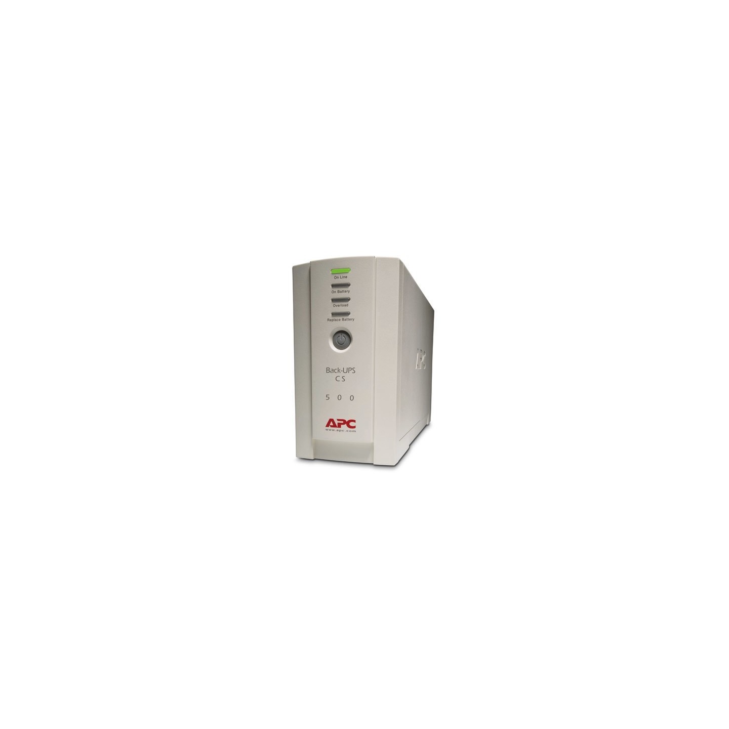 APC Back-UPS 500 - BK500EI - 500VA/300W Tower UPS, Beige, 4x IEC C13, User-Replaceable Battery