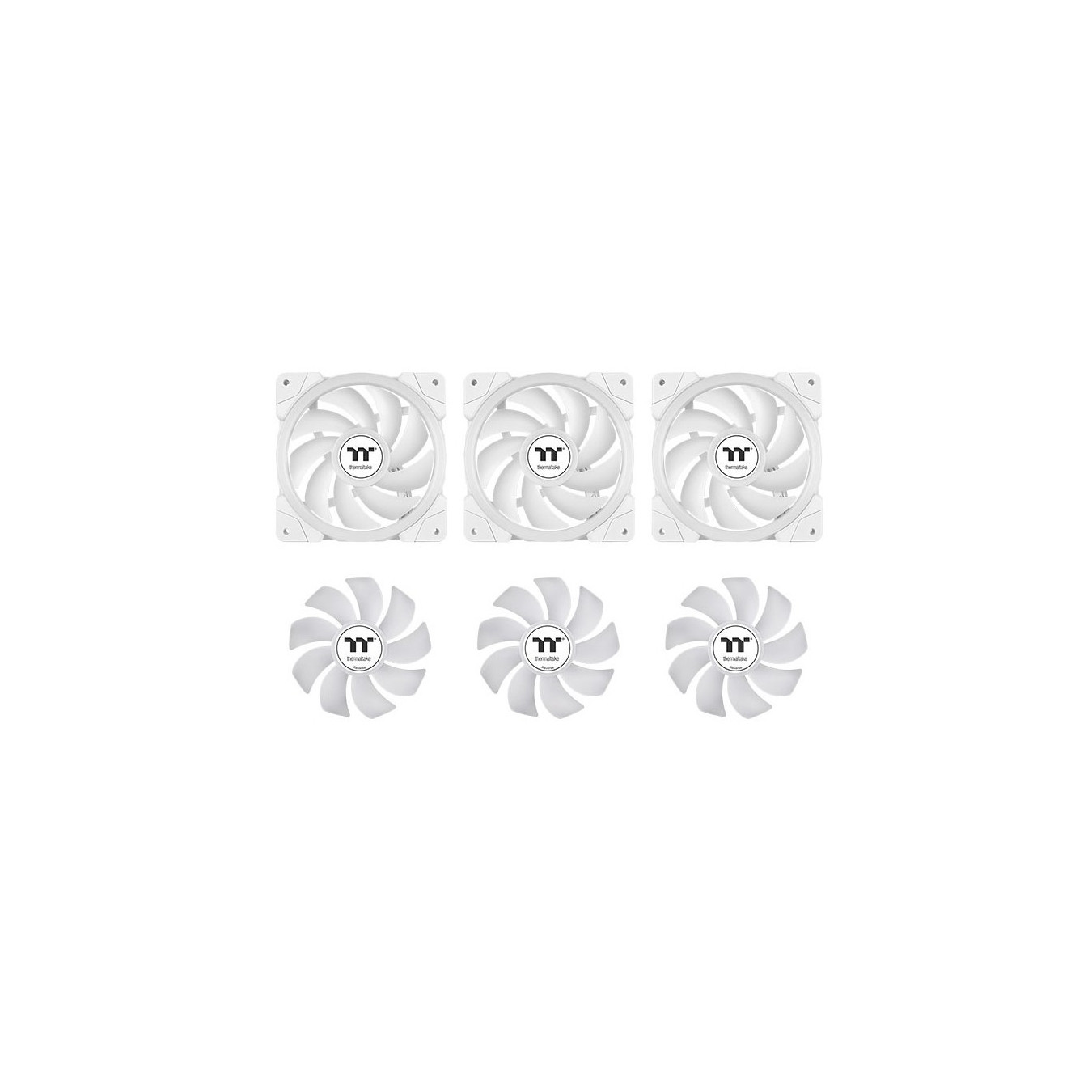 Thermaltake MAGFloe 420 Ultra Snow Edition - AIO 420mm Liquid Cooler - White, ARGB, TFT, 360W TDP