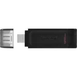 Buy Kingston DataTraveler 70 - 128GB USB-C 3.2 Gen 1 Flash Drive - Black in Cyprus, Nicosia, Limassol, Larnaka, Pafos
