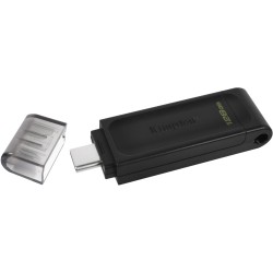 Buy Kingston DataTraveler 70 - 128GB USB-C 3.2 Gen 1 Flash Drive - Black in Cyprus, Nicosia, Limassol, Larnaka, Pafos