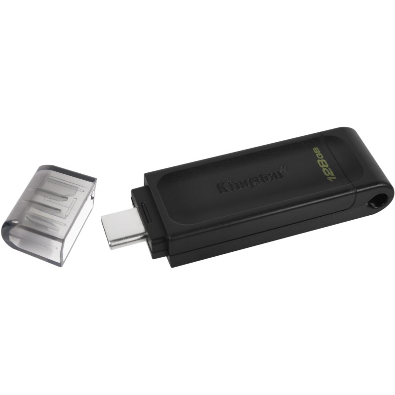 Buy Kingston DataTraveler 70 - 128GB USB-C 3.2 Gen 1 Flash Drive - Black in Cyprus, Nicosia, Limassol, Larnaka, Pafos