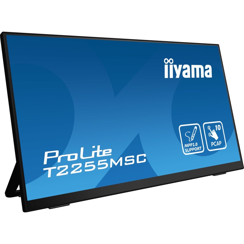 Buy iiyama ProLite T2255MSC-B1 - 21.5in FHD Touch IPS Monitor, 1920x1080, PCAP 1... in Cyprus, Nicosia, Limassol, Larnaka, Pafos