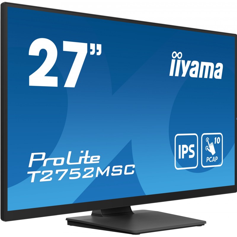 Buy iiyama ProLite T2752MSC-B1 - 27in FHD IPS 10pt PCAP Touch Monitor, 60Hz, 5ms... in Cyprus, Nicosia, Limassol, Larnaka, Pafos