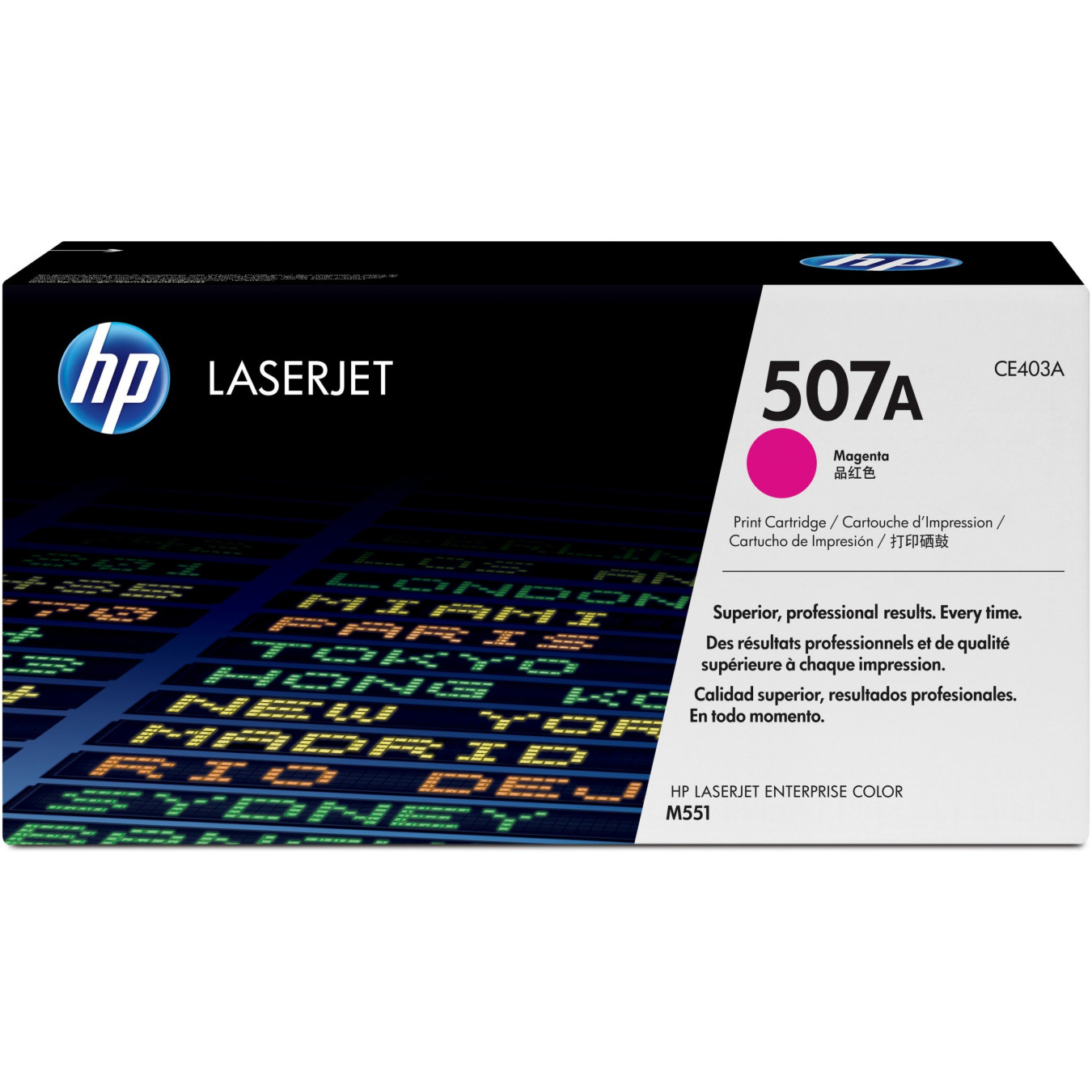 HP 507A (CE403A) Magenta Original Toner Cartridge - Standard Yield 6,000 Pages - 1 Pack — Buy in Cyprus with Fast Delivery