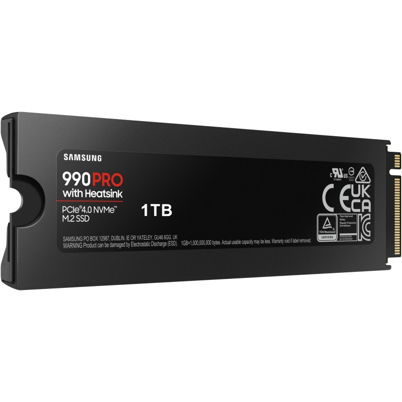 Buy Samsung 990 PRO - 1TB M.2 2280 NVMe PCIe Gen4 x4 SSD with Heatsink - Retail in Cyprus, Nicosia, Limassol, Larnaka, Pafos