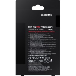 Samsung 990 PRO 1TB M.2 2280 NVMe PCIe 4.0 x4 SSD with Heatsink - MZ-V9P1T0CW (Retail) — Buy in Cyprus with Fast Delivery