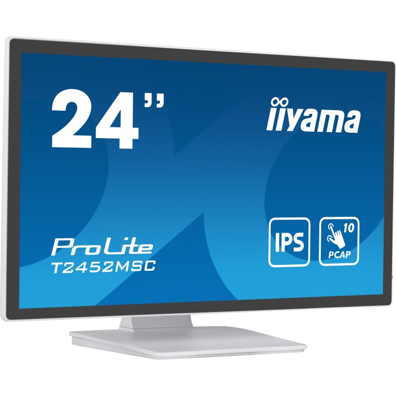 Buy iiyama ProLite T2452MSC-W1 - 23.8-inch IPS PCAP 10pt Touchscreen, Full HD, W... in Cyprus, Nicosia, Limassol, Larnaka, Pafos