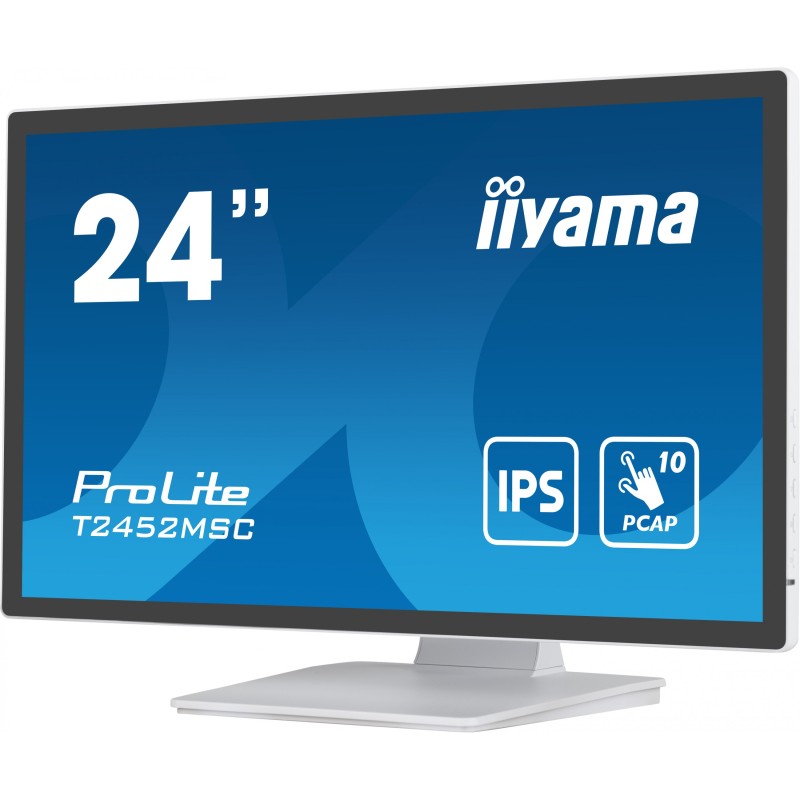 Buy iiyama ProLite T2452MSC-W1 - 23.8-inch IPS PCAP 10pt Touchscreen, Full HD, W... in Cyprus, Nicosia, Limassol, Larnaka, Pafos