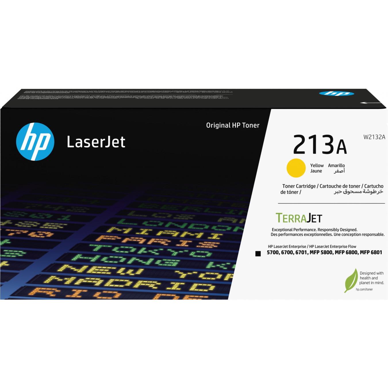 HP 213A Yellow Original LaserJet Toner Cartridge - High Yield (3000 pages) - 1 pc — Buy in Cyprus with Fast Delivery
