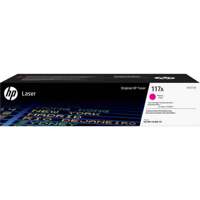 Buy HP 117A Toner Cartridge - W2073A - Magenta, Original 700-Page Yield (Laser) in Cyprus, Nicosia, Limassol, Larnaka, Pafos