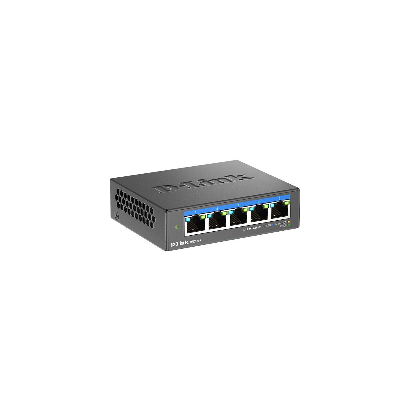 D-Link DMS-105 - 5-Port 2.5G Unmanaged Multi-Gig Desktop Switch - Black — Buy in Cyprus with Fast Delivery