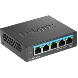Buy D-Link DMS-105 - 5-Port 2.5G Unmanaged Multi-Gig Desktop Switch - Black in Cyprus, Nicosia, Limassol, Larnaka, Pafos