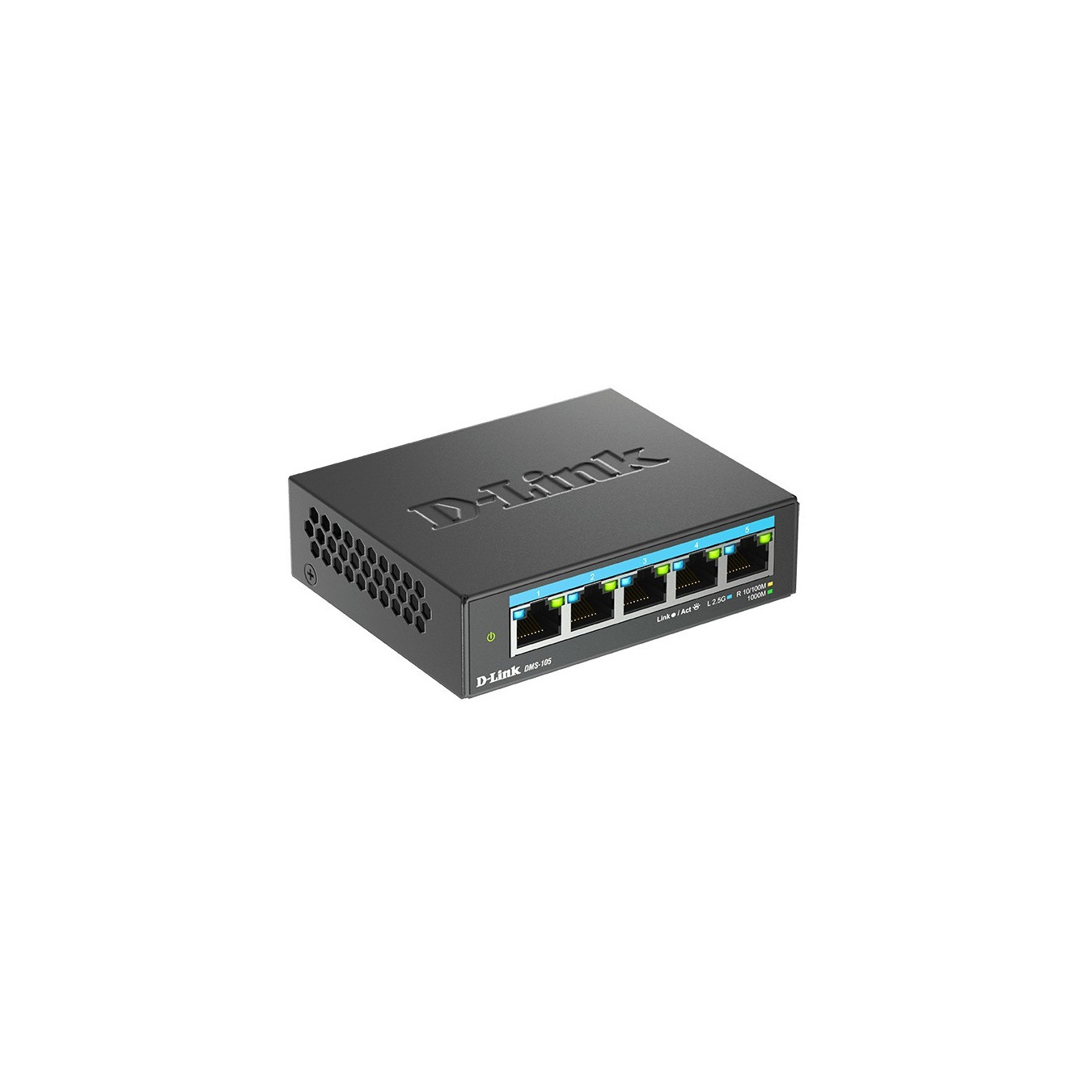 D-Link DMS-105 - 5-Port 2.5G Unmanaged Multi-Gig Desktop Switch - Black — Buy in Cyprus with Fast Delivery