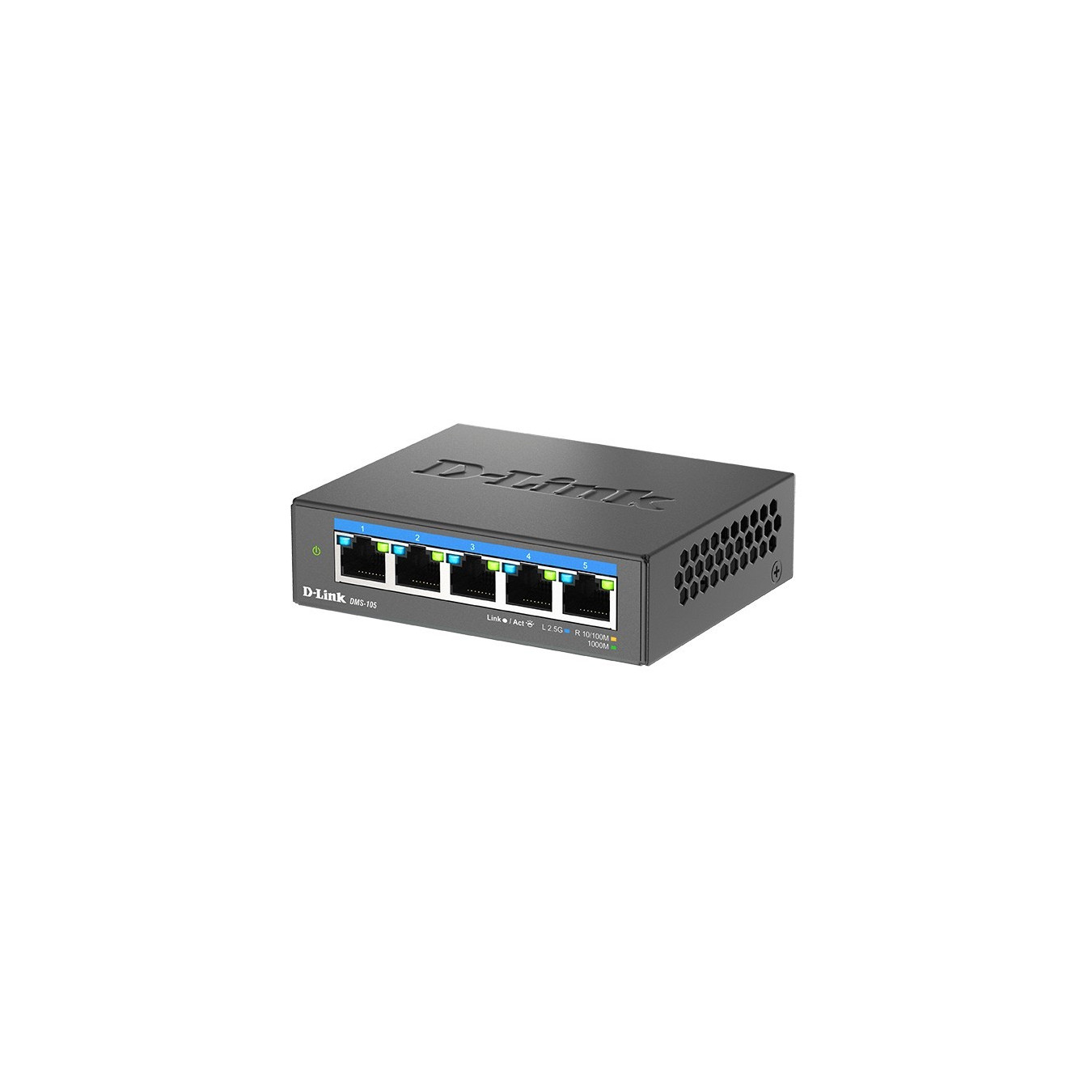 D-Link DMS-105 - 5-Port 2.5G Unmanaged Multi-Gig Desktop Switch - Black — Buy in Cyprus with Fast Delivery