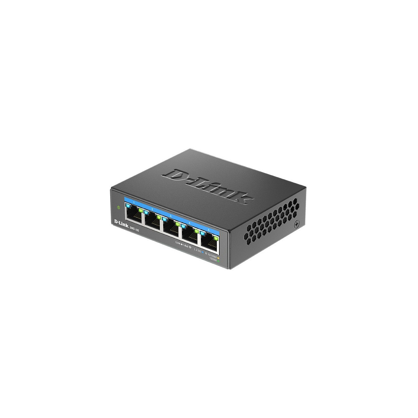 D-Link DMS-105 - 5-Port 2.5G Unmanaged Multi-Gig Desktop Switch - Black — Buy in Cyprus with Fast Delivery