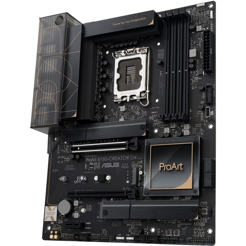 Buy ASUS ProArt B760-CREATOR D4 - LGA1700 ATX Motherboard, DDR4 128GB, Black, PC... in Cyprus, Nicosia, Limassol, Larnaka, Pafos