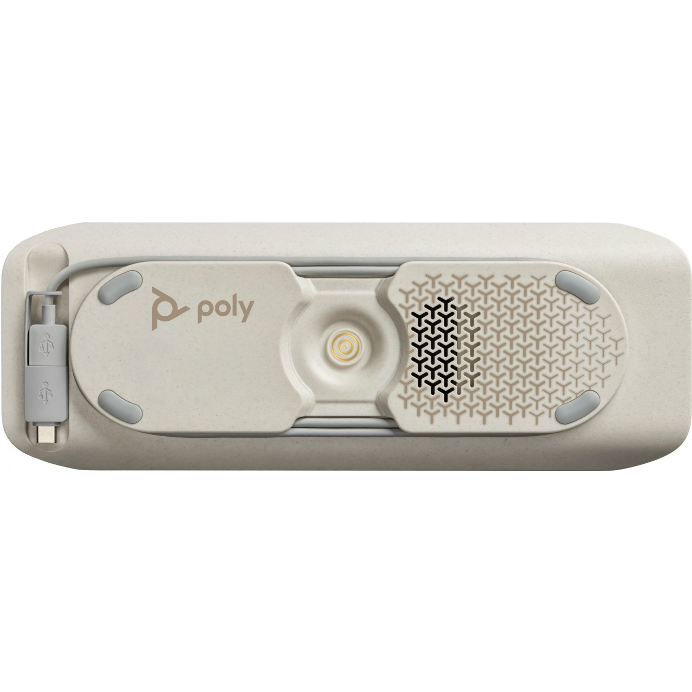 HP Poly Sync 40+ - Bluetooth 5.1 Conference Speakerphone - USB-A & USB-C, Black/Silver, IP64, 30h Battery