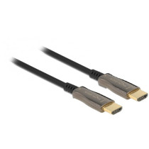 DELOCK Active Optical HDMI Cable 8K 60 m - HDMI 2.1, 48 Gbit/s, ARC - Black/Silver — Buy in Cyprus with Fast Delivery