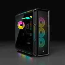 Corsair iCUE 5000T RGB Mid-Tower PC Case - CC-9011230-WW - Black, ATX, ARGB, Tempered Glass — Buy in Cyprus with Fast Delivery