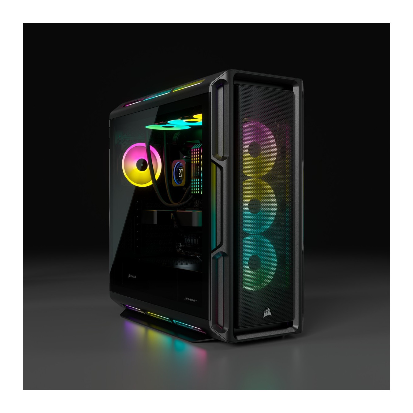 Corsair iCUE 5000T RGB Mid-Tower PC Case - CC-9011230-WW - Black, ATX, ARGB, Tempered Glass — Buy in Cyprus with Fast Delivery