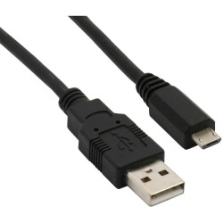 Buy USB 2.0 A to Micro-B Cable - Sharkoon 4044951015474 - 0.5 m, Black in Cyprus, Nicosia, Limassol, Larnaka, Pafos