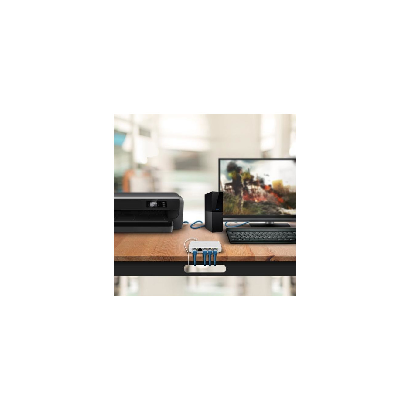 Ubiquiti UniFi USW-Flex-Mini 5-Port Switch - 3-Pack - Managed, Gigabit, PoE/USB, White — Buy in Cyprus with Fast Delivery