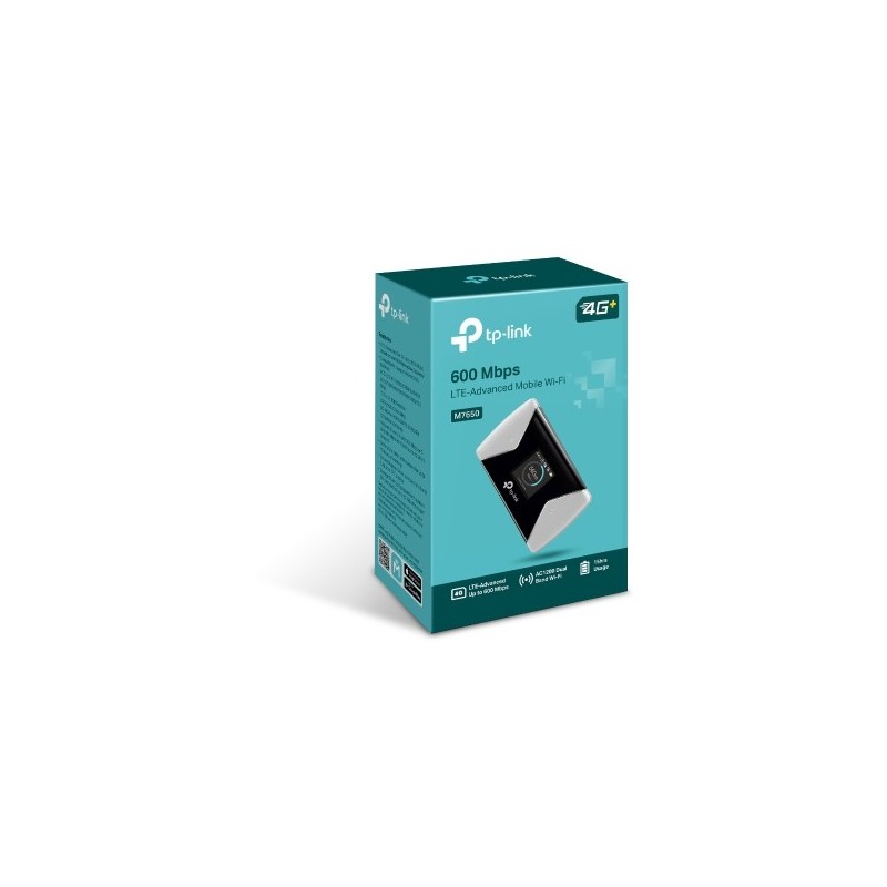 Buy TP-Link M7650 - 600Mbps 4G LTE-Advanced Mobile Wi-Fi Hotspot - Black, 3000mA... in Cyprus, Nicosia, Limassol, Larnaka, Pafos