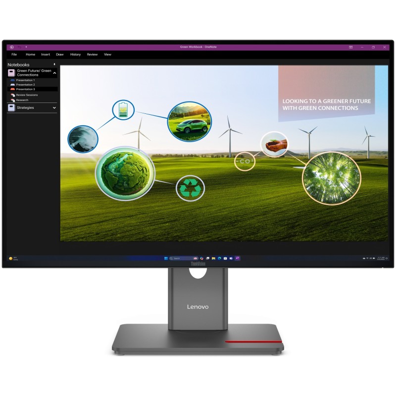 Lenovo ThinkVision P27Q-40 27" QHD IPS 120Hz HDR10 USB-C KVM Monitor (Boxed) — Buy in Cyprus with Fast Delivery