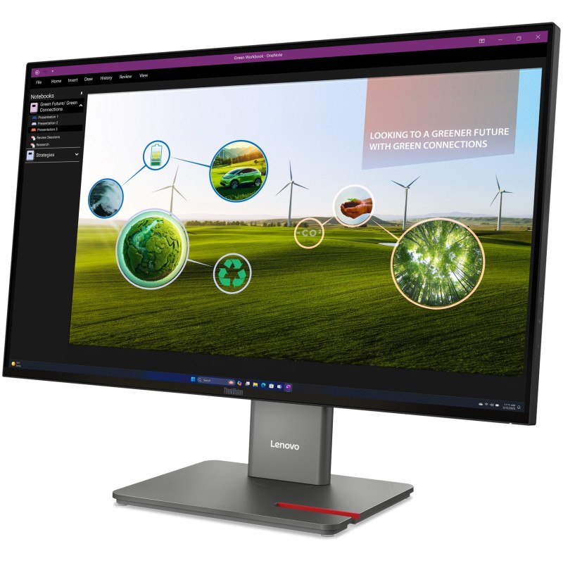 Buy Lenovo ThinkVision P27Q-40 - 27" QHD (2560x1440) IPS 120Hz Monitor, HDR10, U... in Cyprus, Nicosia, Limassol, Larnaka, Pafos