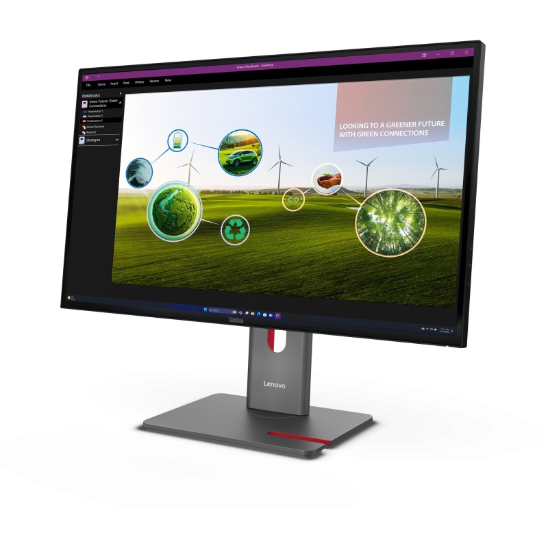 Buy Lenovo ThinkVision P27Q-40 - 27" QHD (2560x1440) IPS 120Hz Monitor, HDR10, U... in Cyprus, Nicosia, Limassol, Larnaka, Pafos