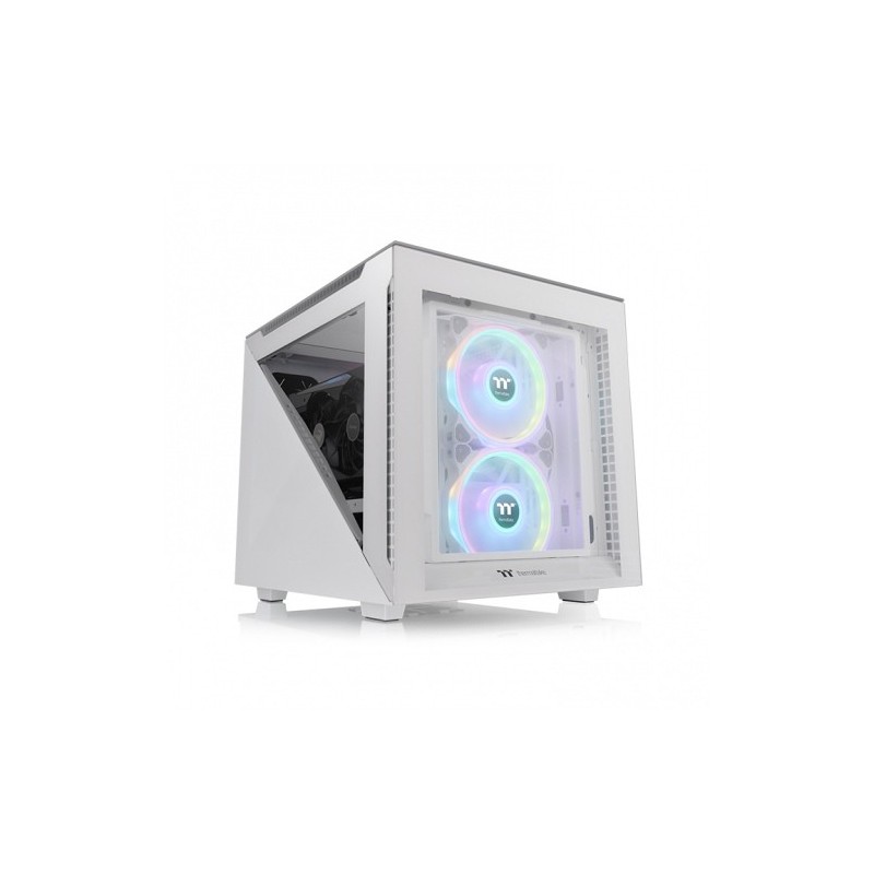 Buy Thermaltake Divider 200 TG Snow - Micro-ATX/Mini-ITX Micro Tower Case - Whit... in Cyprus, Nicosia, Limassol, Larnaka, Pafos