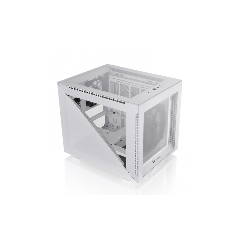 Buy Thermaltake Divider 200 TG Snow - Micro-ATX/Mini-ITX Micro Tower Case - Whit... in Cyprus, Nicosia, Limassol, Larnaka, Pafos