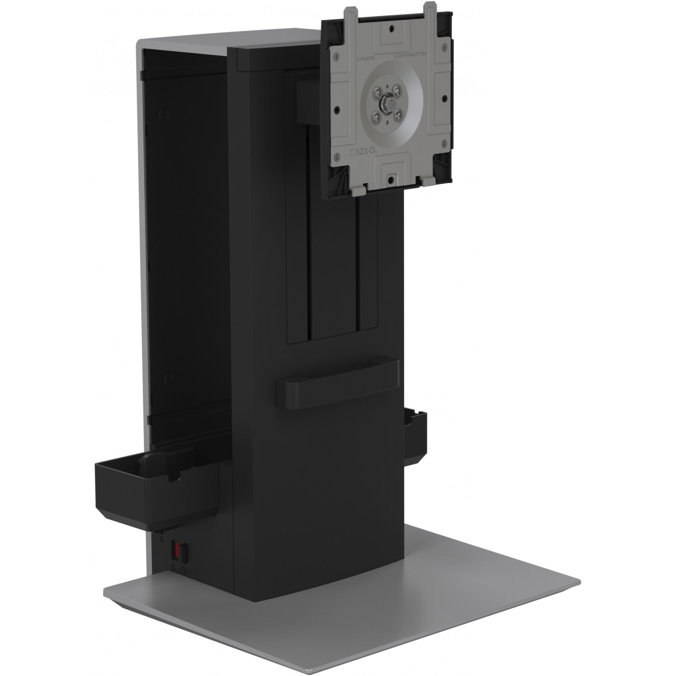 Dell OptiPlex Stand - OSS21 - Silver, Height-Adjustable Freestanding Monitor Stand, Fits up to 27" (68.6 cm), 5.7 kg Capacity