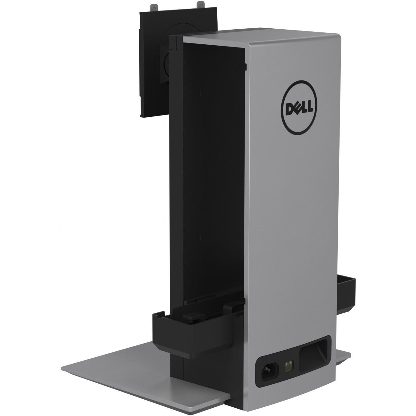Dell OptiPlex Stand - OSS21 - Silver, Height-Adjustable Freestanding Monitor Stand, Fits up to 27" (68.6 cm), 5.7 kg Capacity