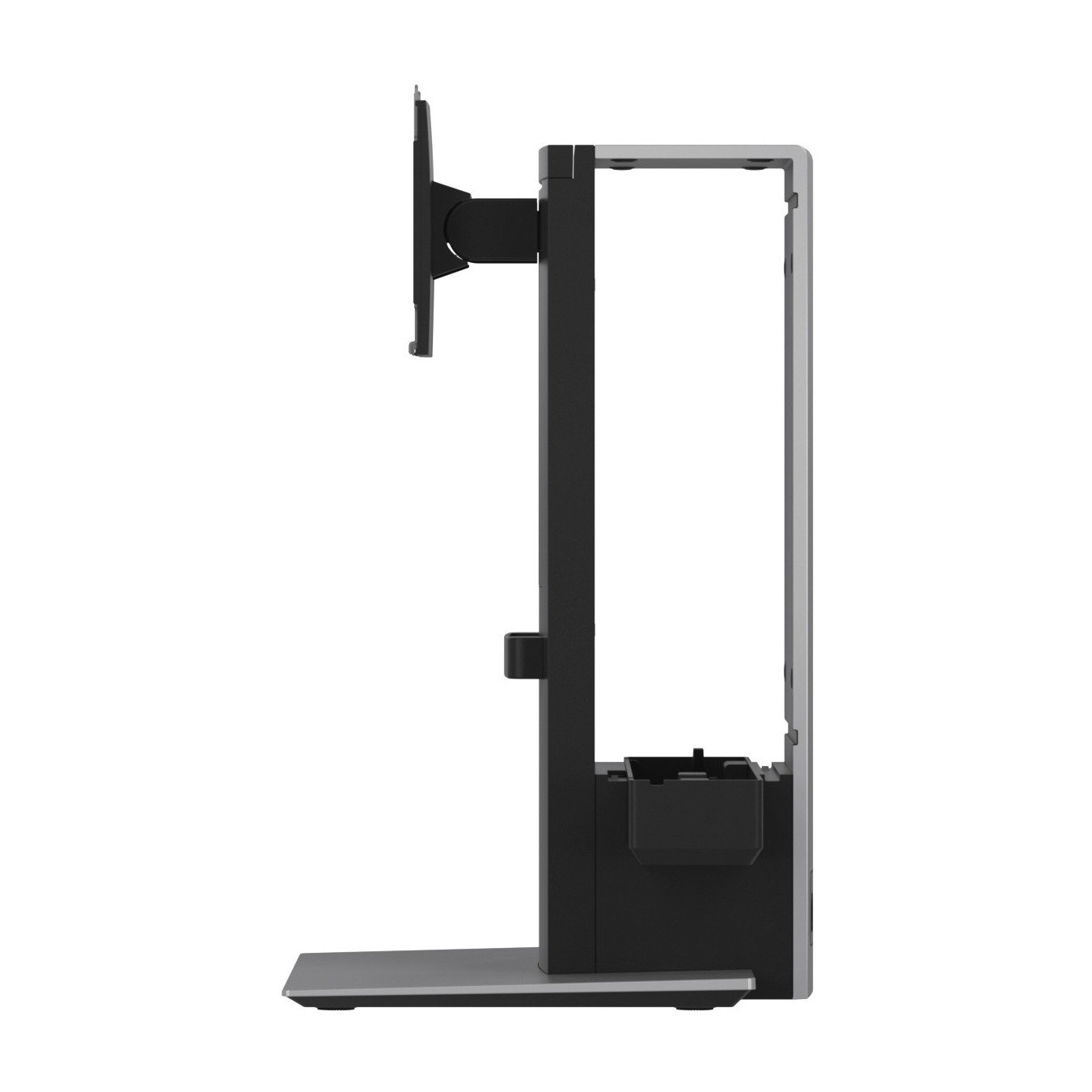 Dell OptiPlex Stand - OSS21 - Silver, Height-Adjustable Freestanding Monitor Stand, Fits up to 27" (68.6 cm), 5.7 kg Capacity