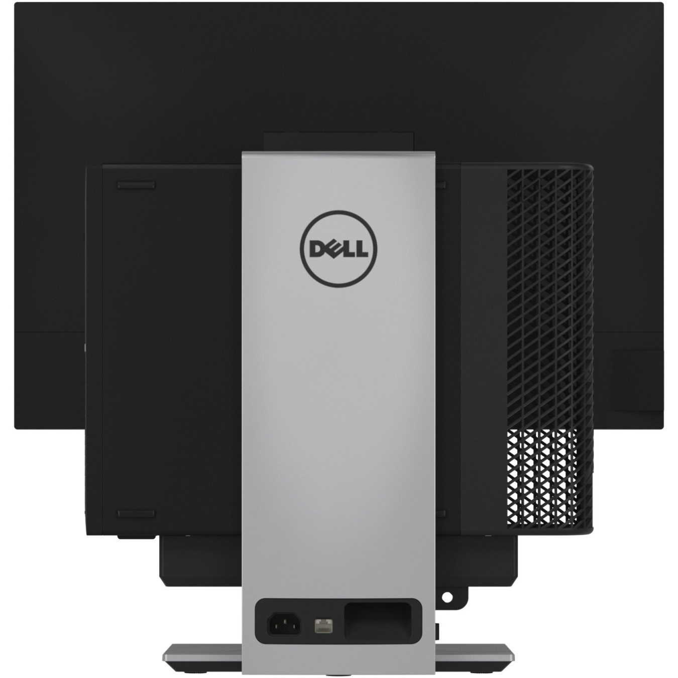 Dell OptiPlex Stand - OSS21 - Silver, Height-Adjustable Freestanding Monitor Stand, Fits up to 27" (68.6 cm), 5.7 kg Capacity