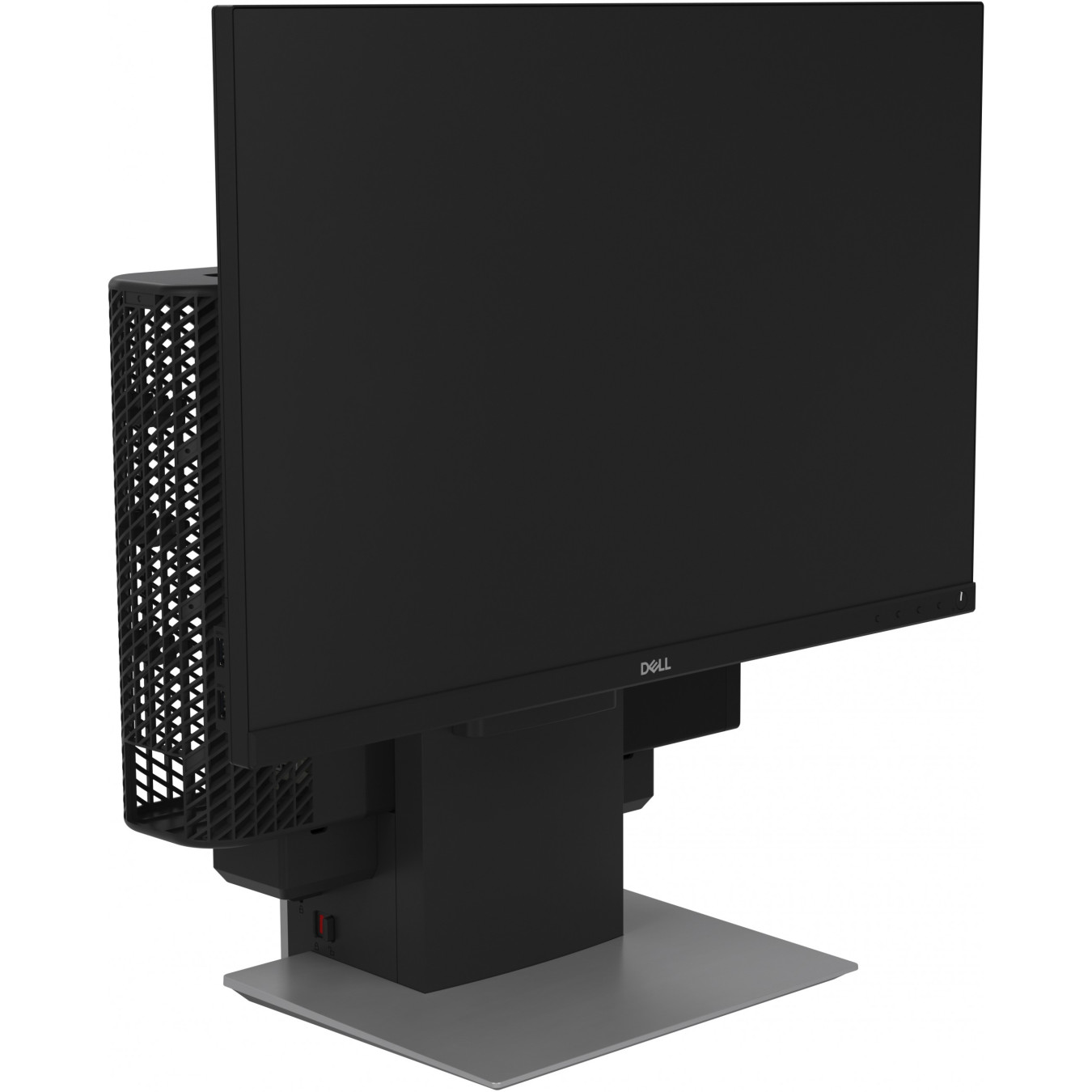Dell OptiPlex Stand - OSS21 - Silver, Height-Adjustable Freestanding Monitor Stand, Fits up to 27" (68.6 cm), 5.7 kg Capacity