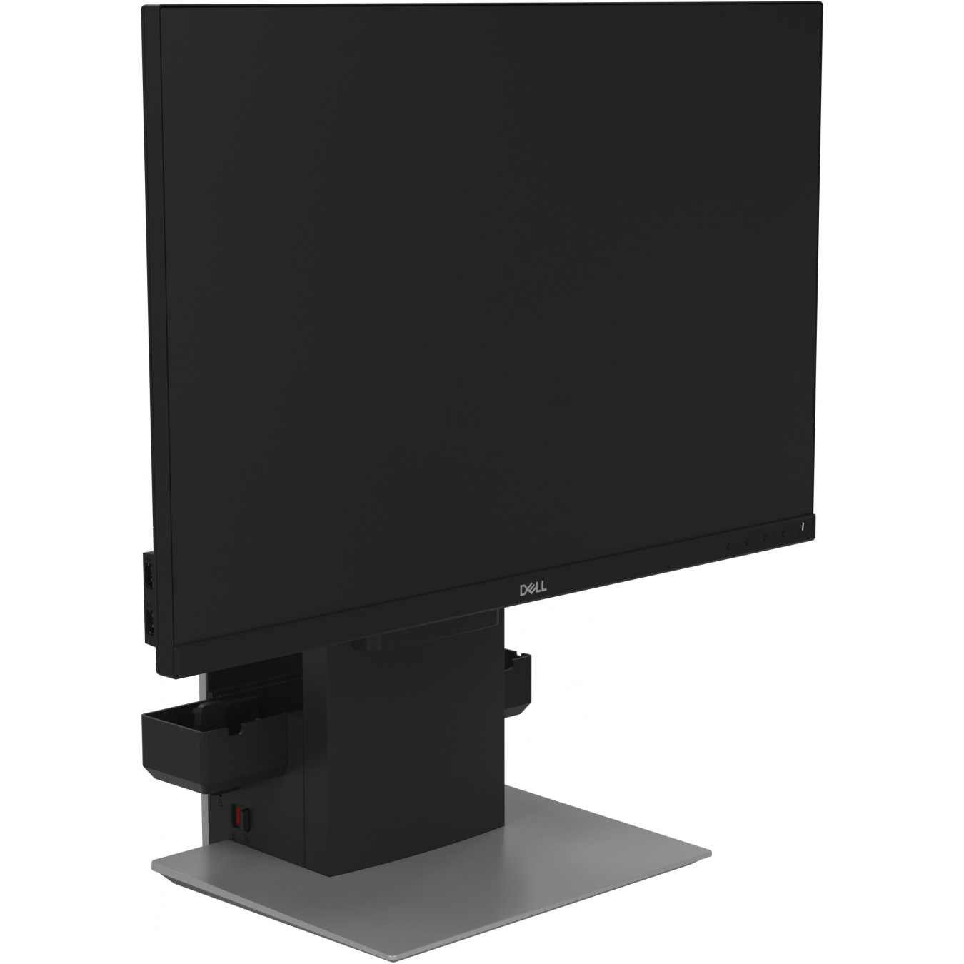 Dell OptiPlex Stand - OSS21 - Silver, Height-Adjustable Freestanding Monitor Stand, Fits up to 27" (68.6 cm), 5.7 kg Capacity
