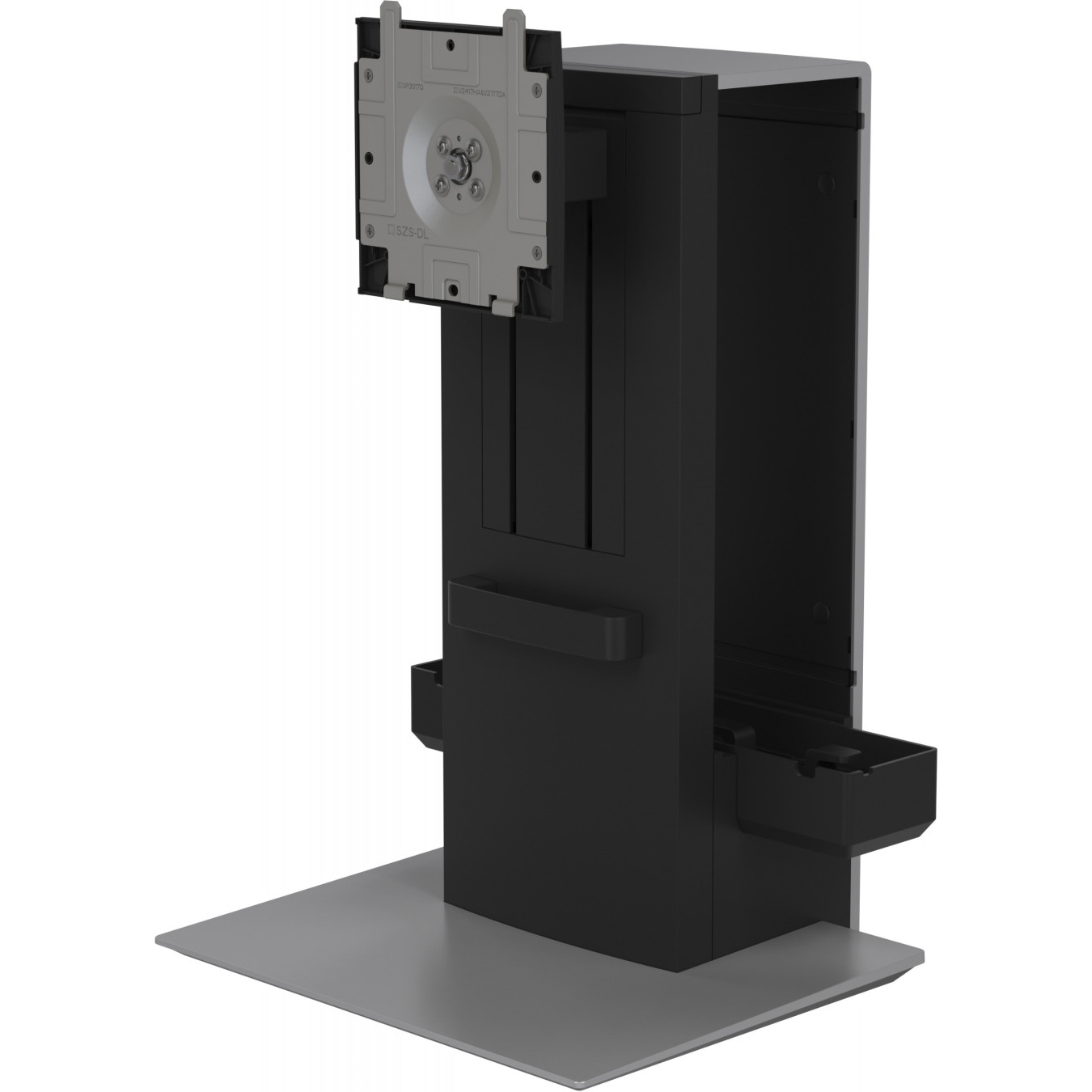 Dell OptiPlex Stand - OSS21 - Silver, Height-Adjustable Freestanding Monitor Stand, Fits up to 27" (68.6 cm), 5.7 kg Capacity