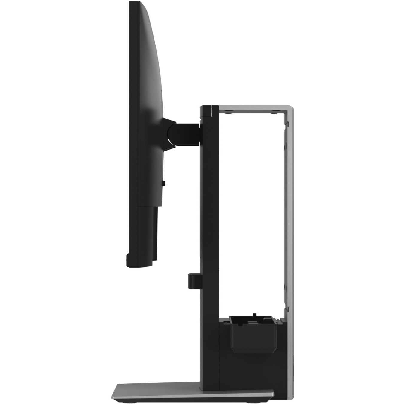 Dell OptiPlex Stand - OSS21 - Silver, Height-Adjustable Freestanding Monitor Stand, Fits up to 27" (68.6 cm), 5.7 kg Capacity