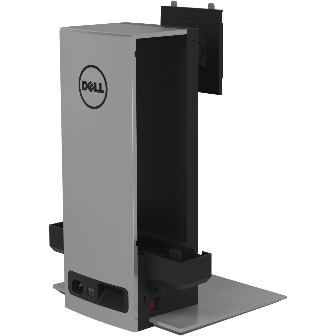 Dell OptiPlex Stand - OSS21 - Silver, Height-Adjustable Freestanding Monitor Stand, Fits up to 27" (68.6 cm), 5.7 kg Capacity
