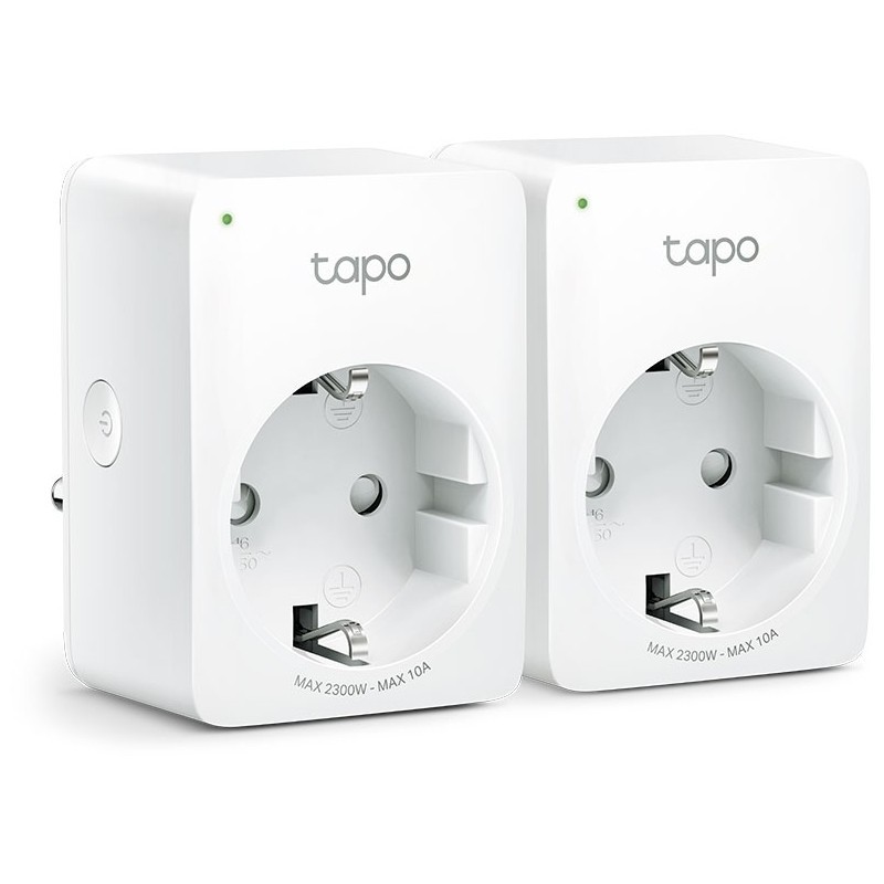 Buy TP-Link Tapo P100 2-Pack - Mini Smart Wi-Fi Plug - White, Indoor, 2.4 GHz, 1... in Cyprus, Nicosia, Limassol, Larnaka, Pafos