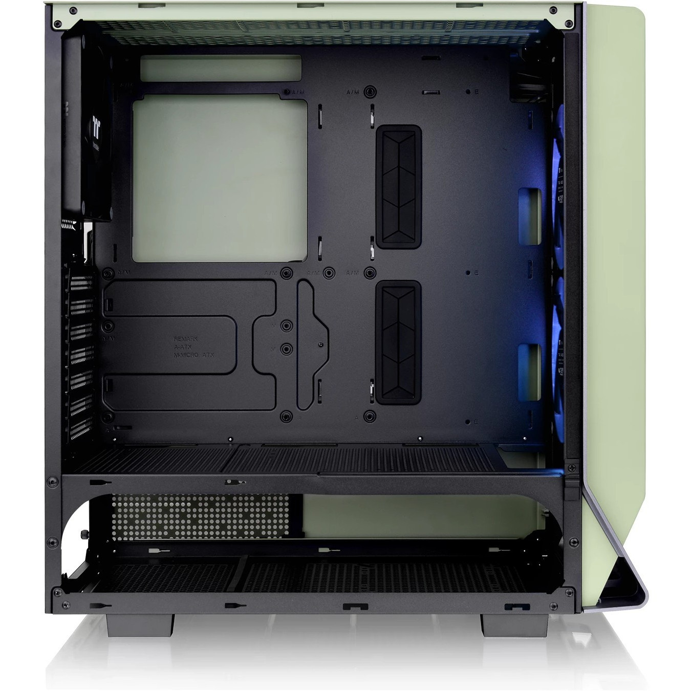 Thermaltake Ceres 300 TG ARGB Mid Tower Case - Matcha Green, Tempered Glass, ATX/E-ATX, USB-C